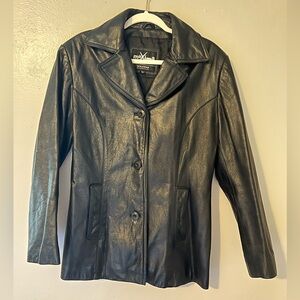 Vintage Leather Blazer